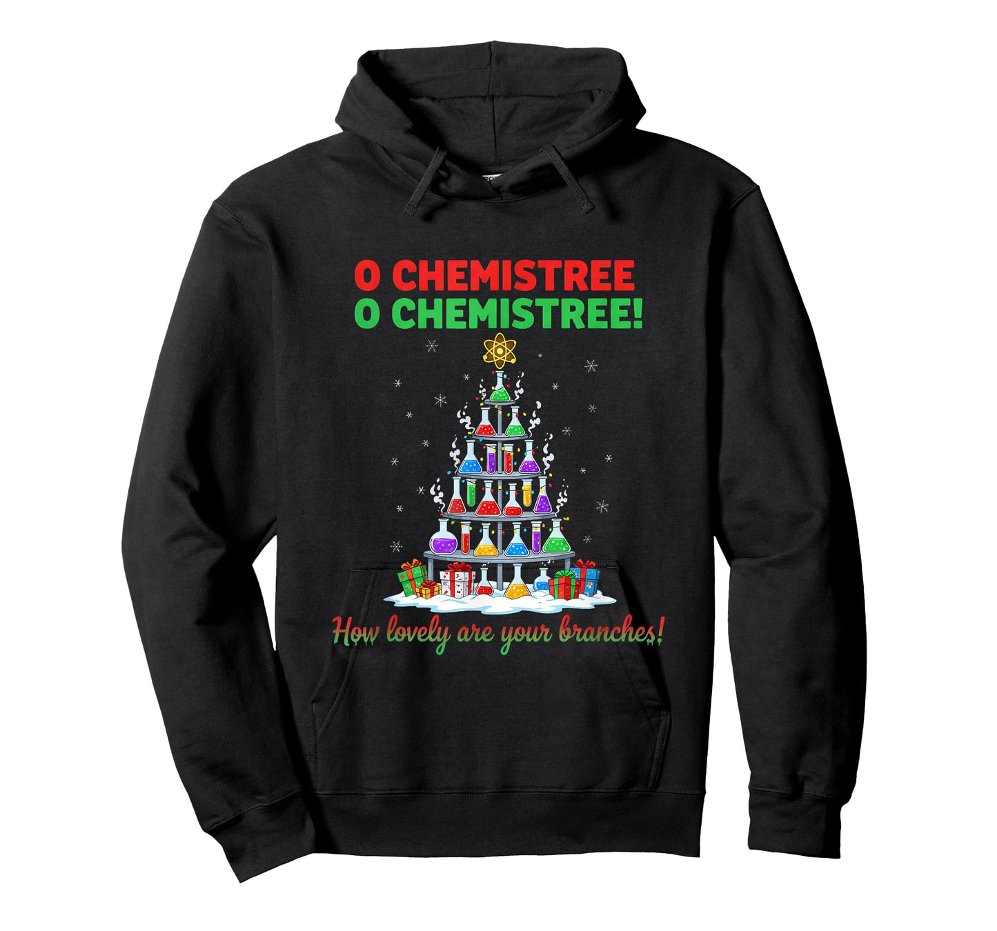 Oh Chemistree Christmas Funny Science Teacher T-Shirt