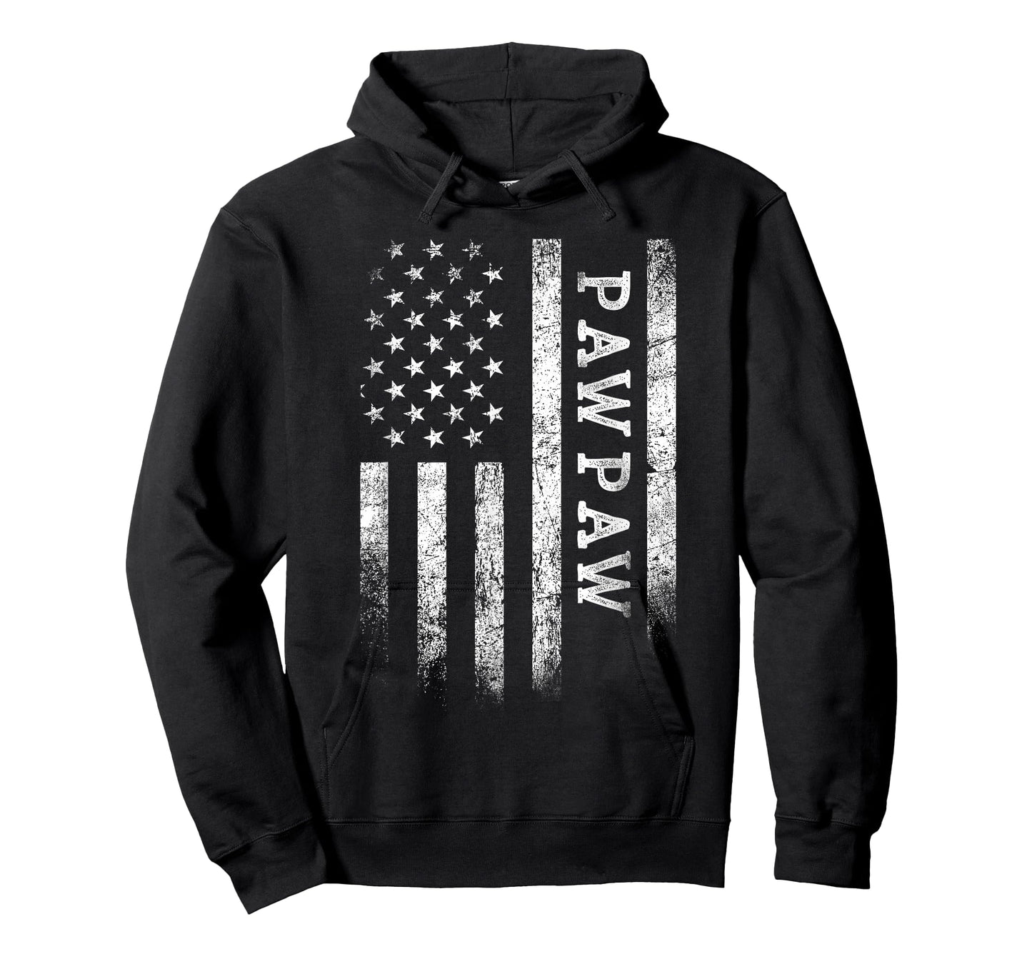 Pawpaw American Flag Pawpaw Gifts Patriotic Father's Day T-Shirt