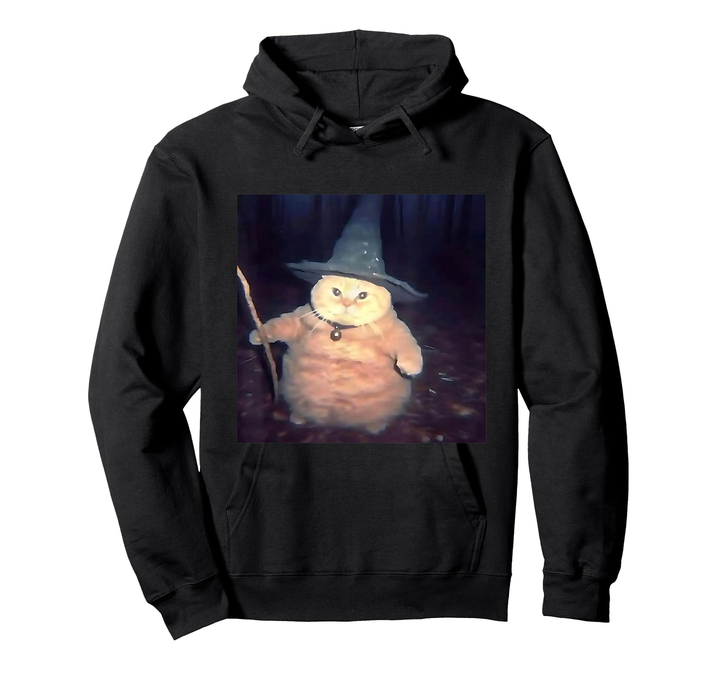 Wizard Cat Weird Funny Halloween Cat Meme T-Shirt
