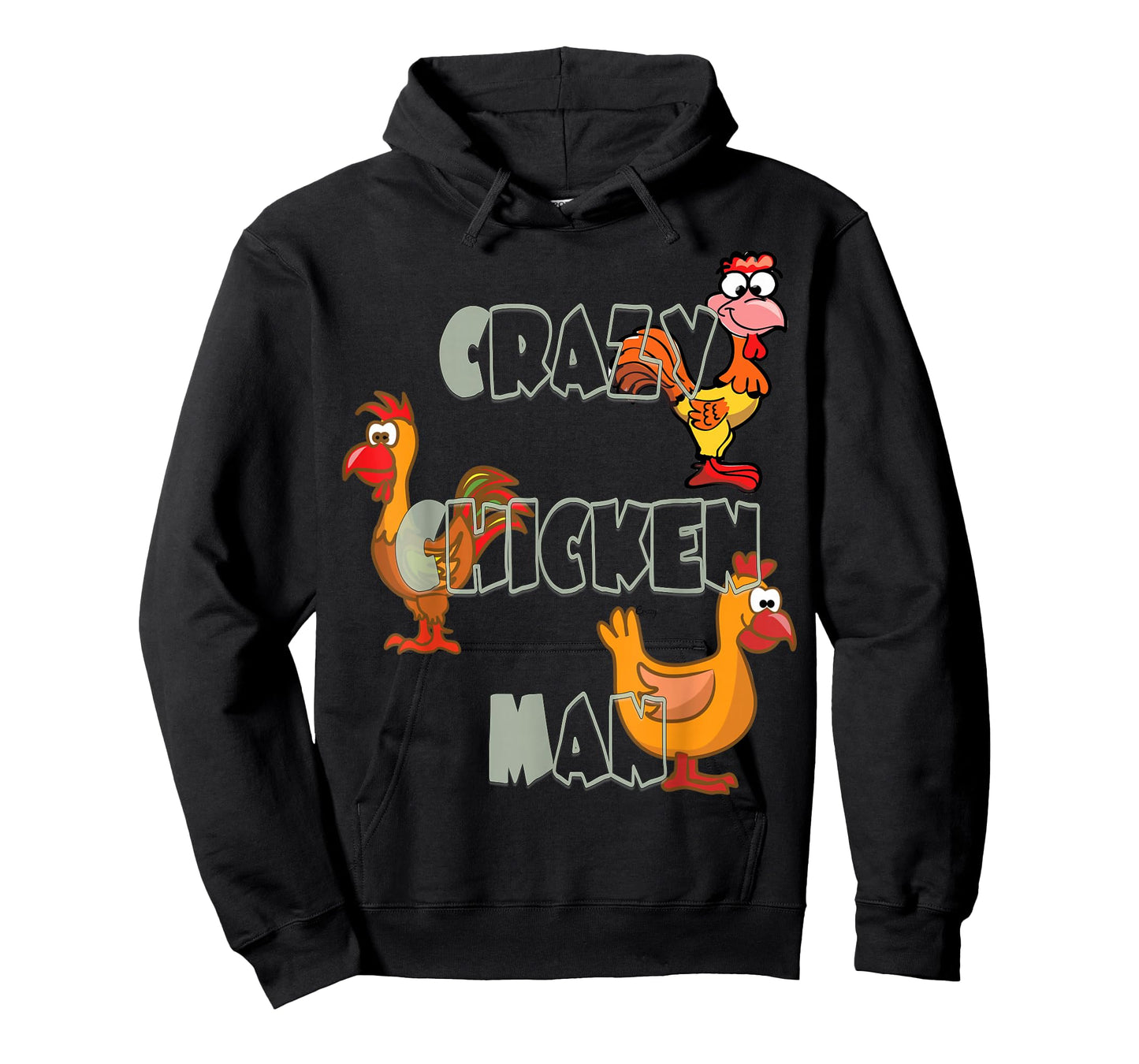 Crazy Chicken Man Tshirt T-Shirt
