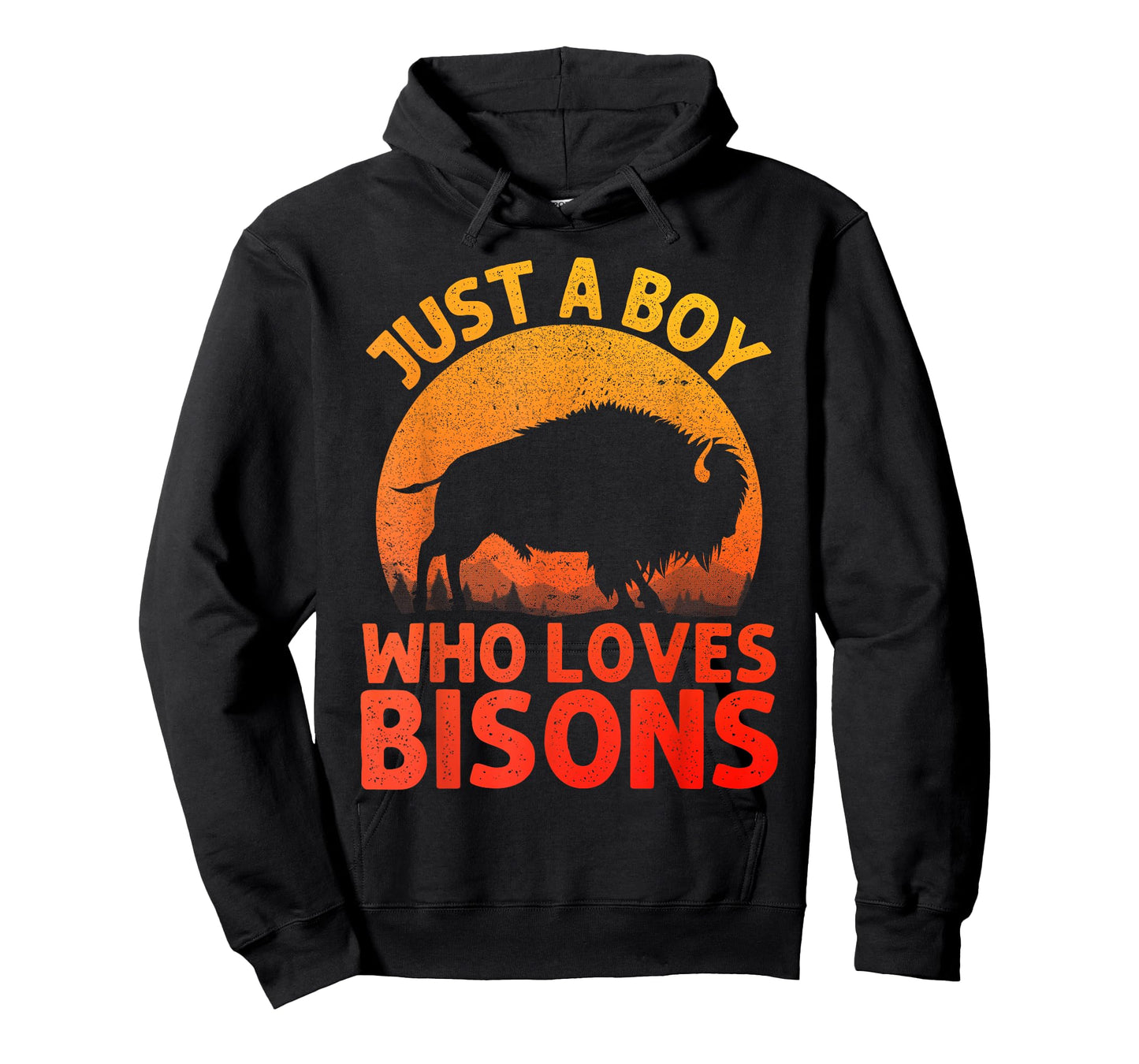 Cool Bison Design For Men Boys Wildlife Buffalo Lover Bison T-Shirt