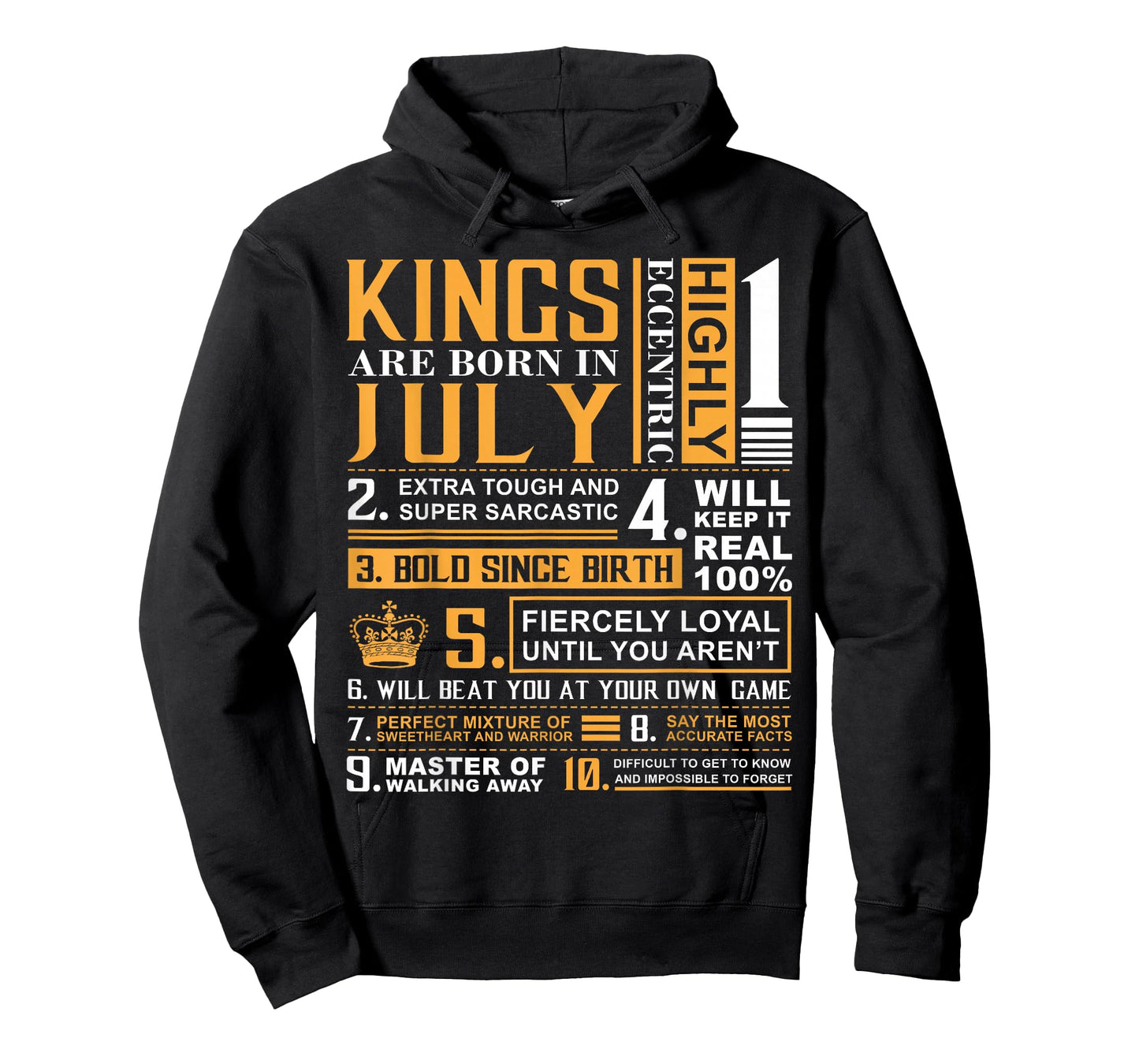 Birthday Gifts - Kings are Born In July T-Shirt T-Shirt