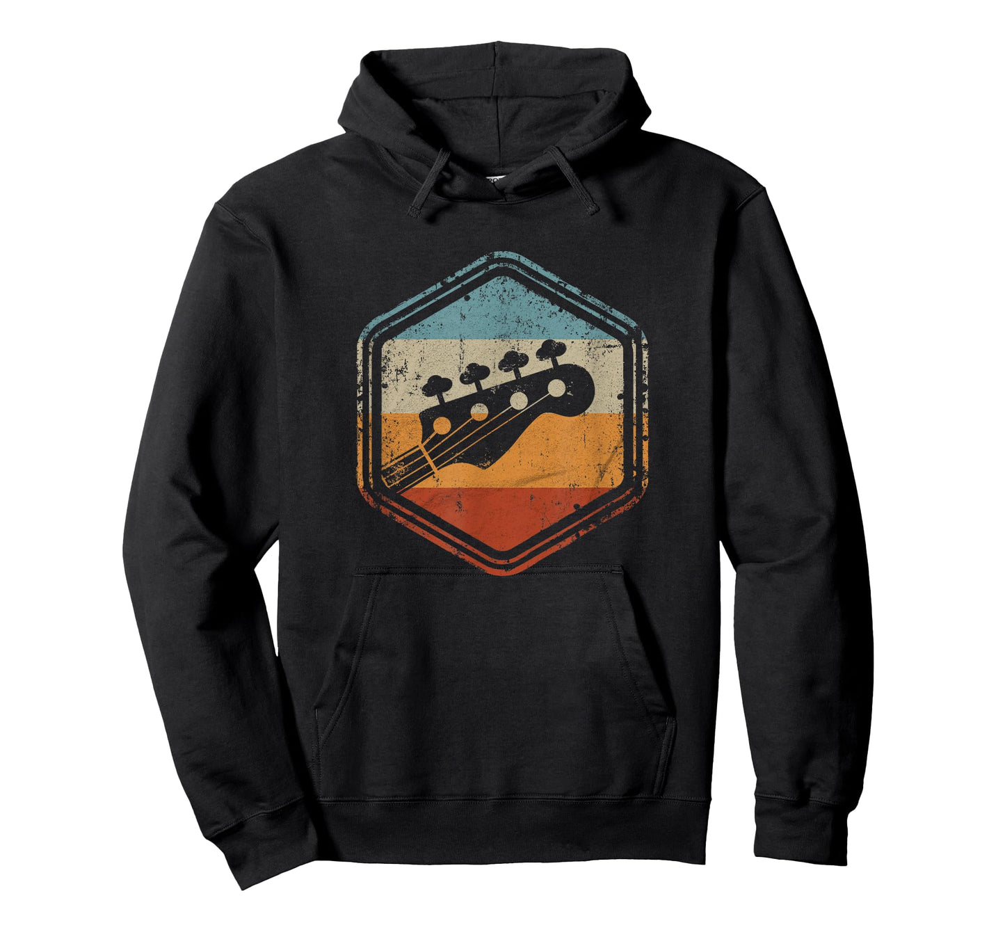 Bass Guitar Vintage Headstock for Bass Player Bassist T-Shirt