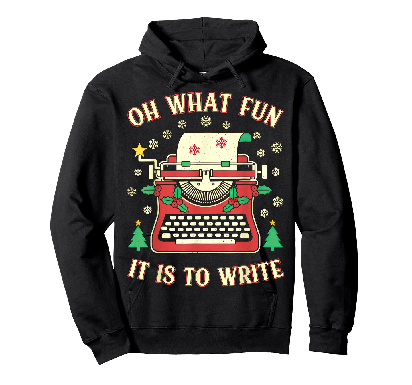 Writer Author Novelist Funny Christmas Oh What Fun Write T-Shirt