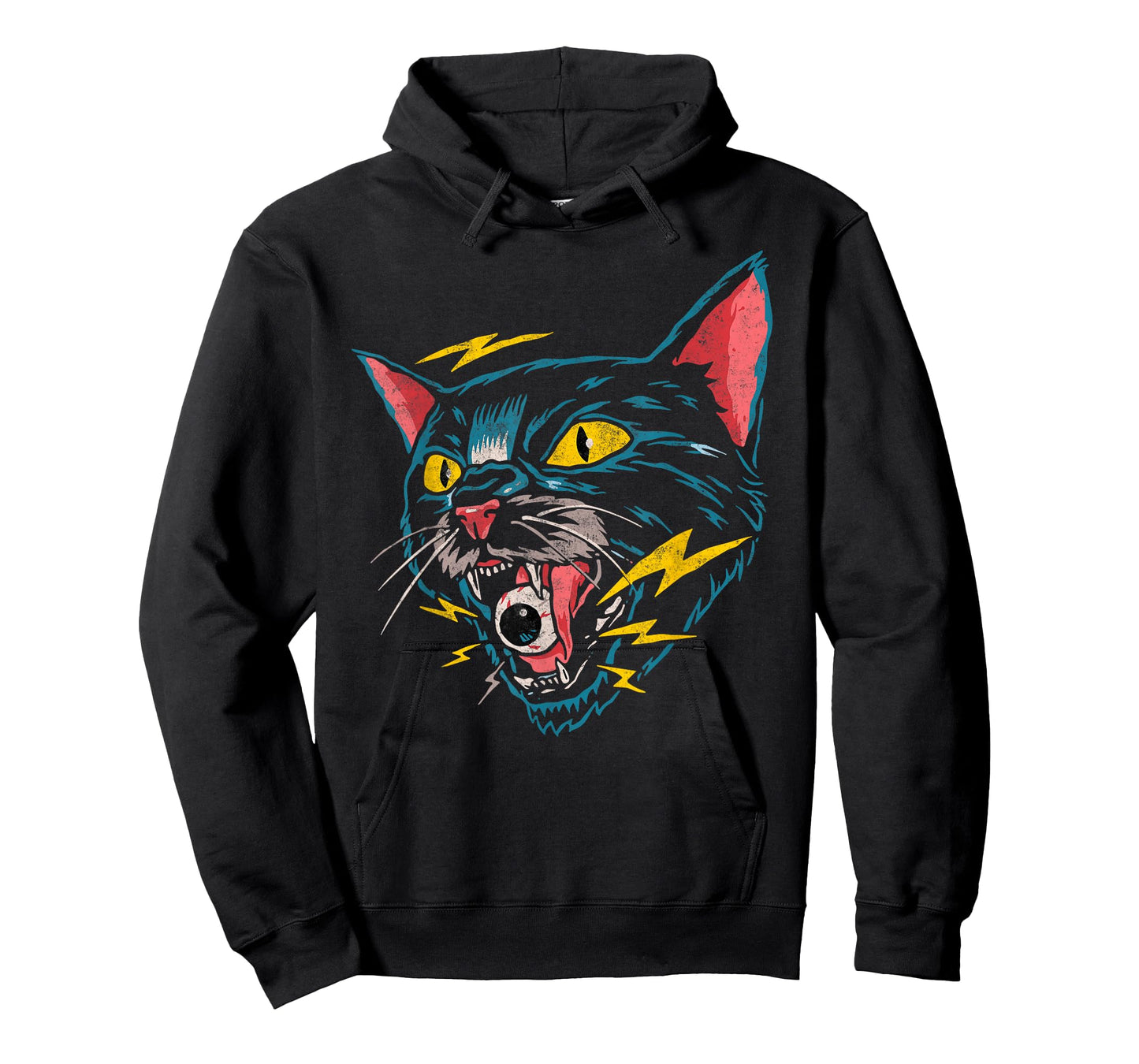 Black Cat American Traditional Old School Tattoo Ink Artist T-Shirt