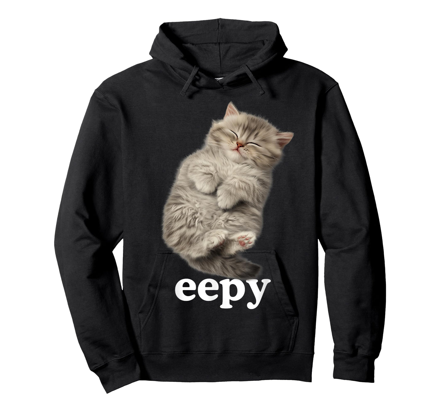 Eepy Cat, Silly Sleepy Cat Meme Cute Fluffy cat Lovers Men Women Kids T-Shirt
