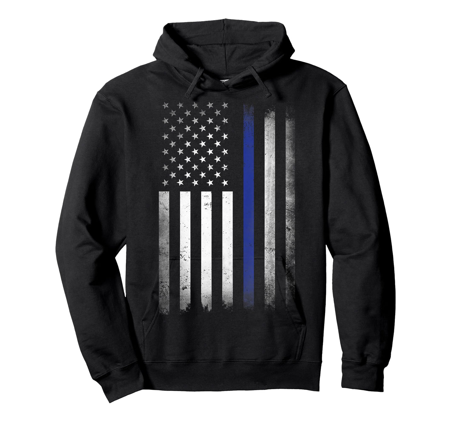 US Police USA American Flag Back the Blue Lives Matter T-Shirt