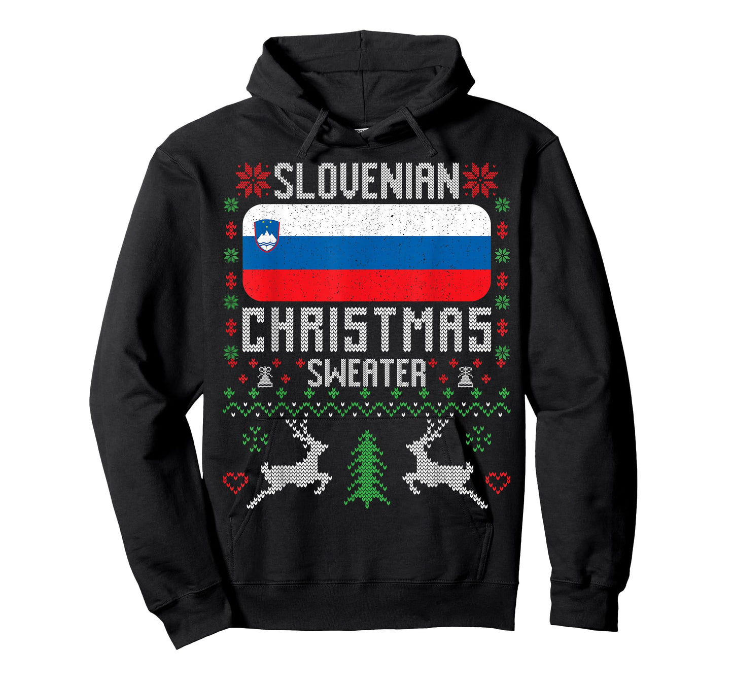 Slovenia Flag Slovenian Christmas Sweater T-Shirt