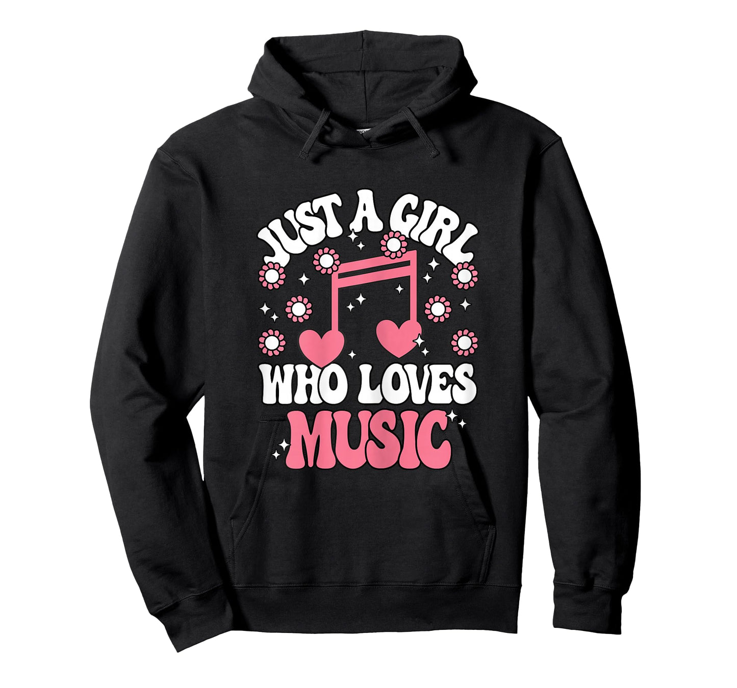 Just A Girl Who Loves Music Cute Music Girls T-Shirt