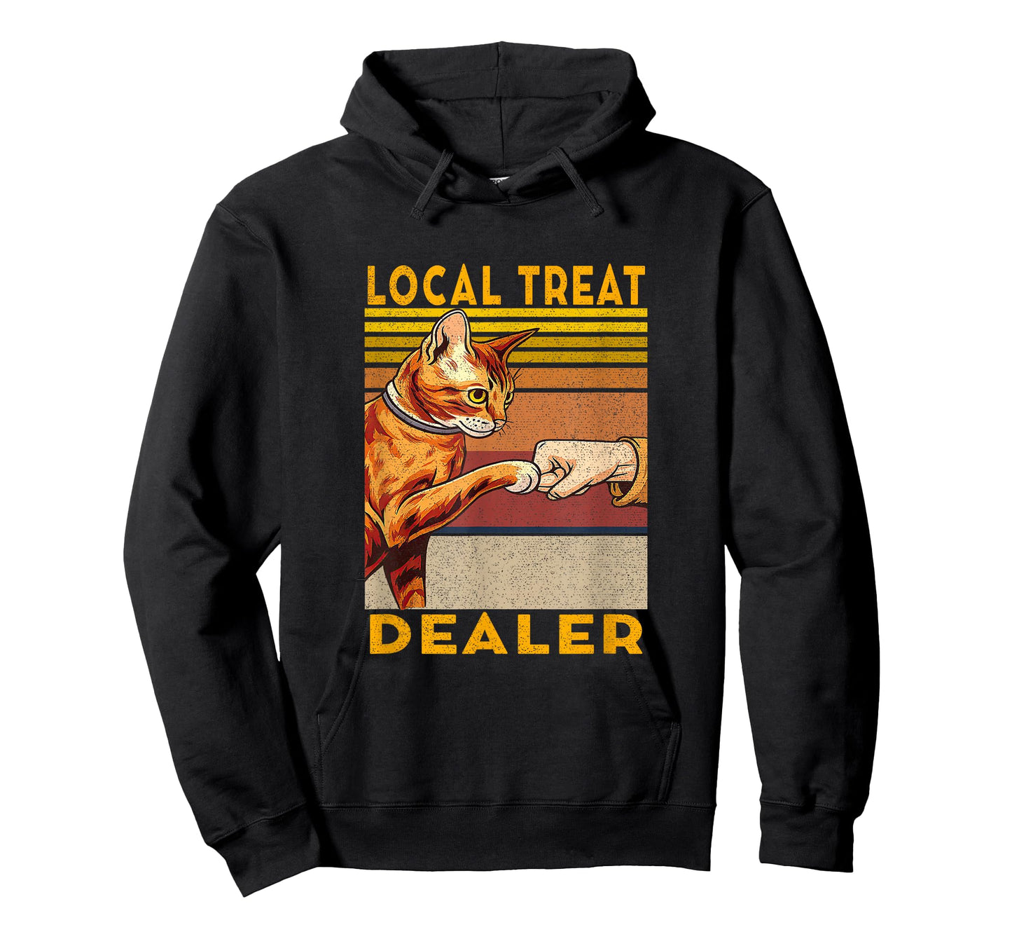 local treat dealer Cute and Funny Cat Kitty Lover Men Women T-Shirt