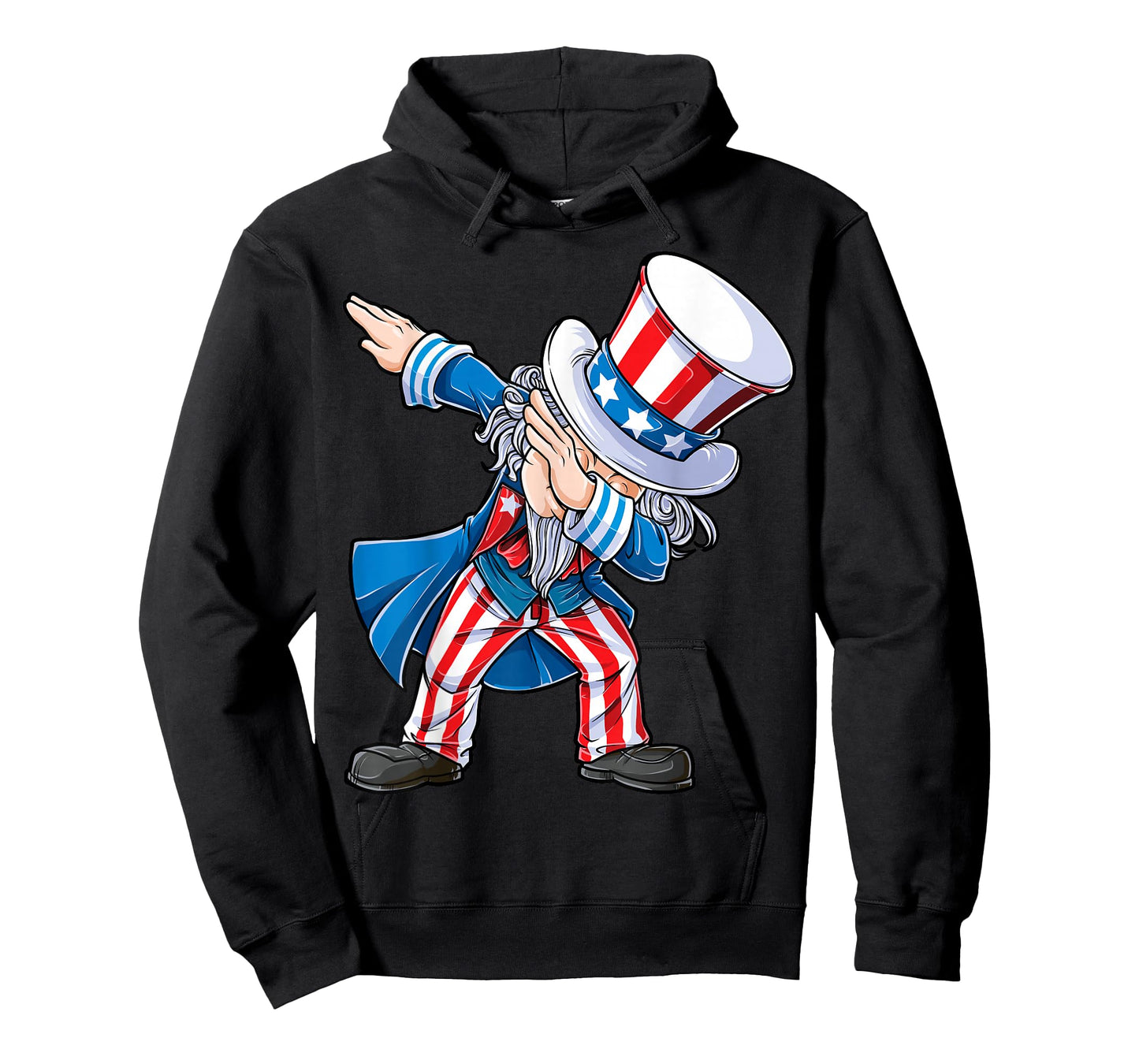 Dabbing Uncle Sam 4th of July Kids Boys Men Funny Dab Dance T-Shirt