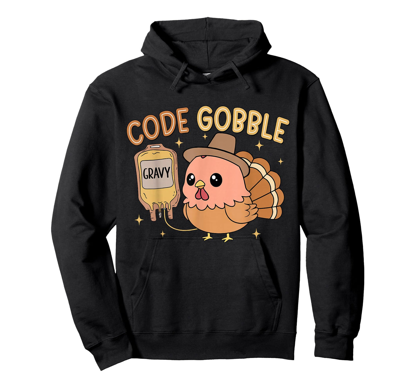 Code Gobble Turkey Cute RN CNA ER ED Nurse Thanksgiving T-Shirt