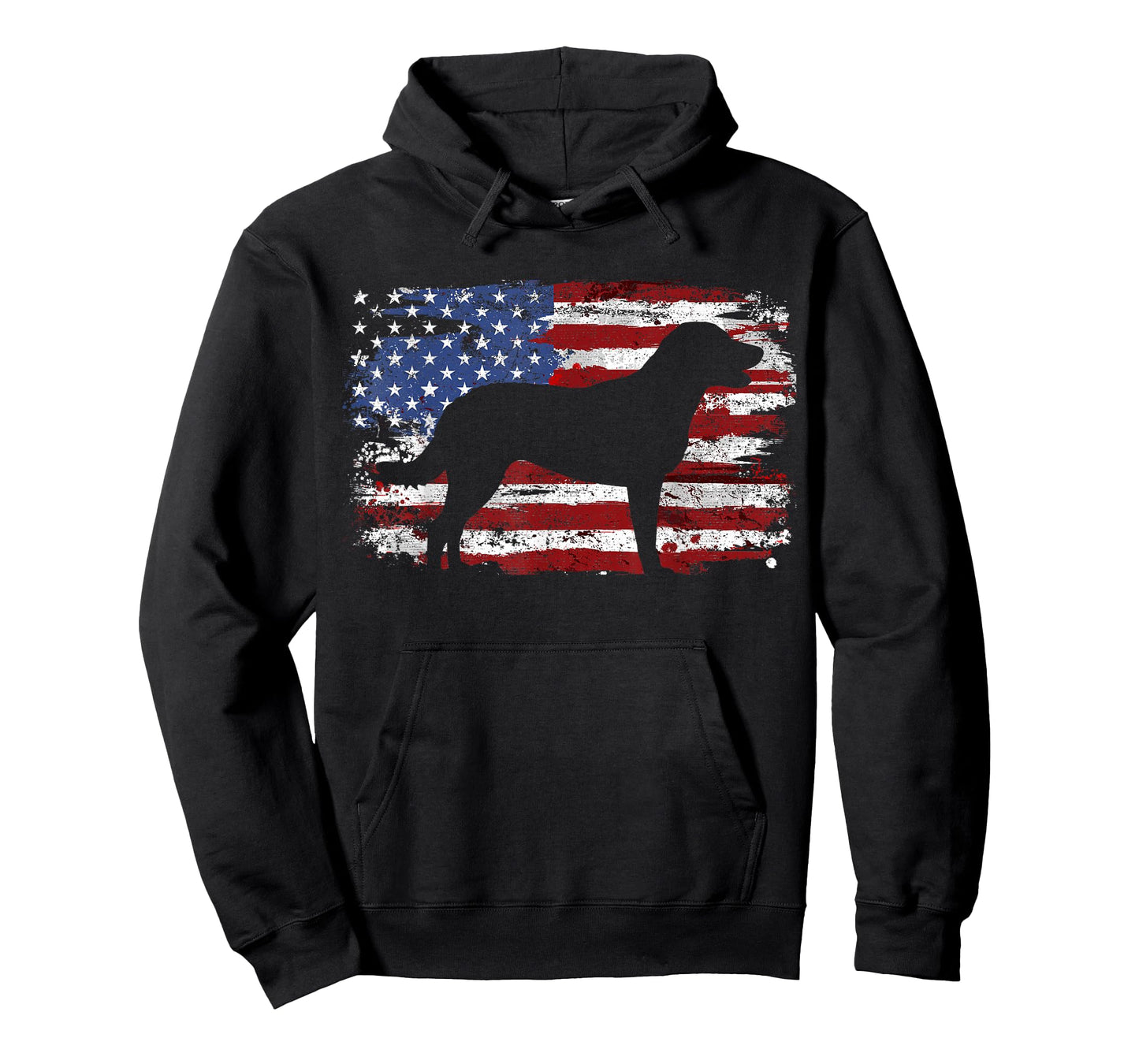 Chesapeake Bay Retriever Vintage USA Flag T-Shirt