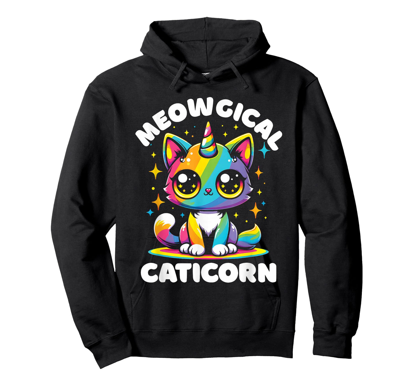 Meowgical Caticorn Cat Unicorn Rainbow Kittycorn T-Shirt