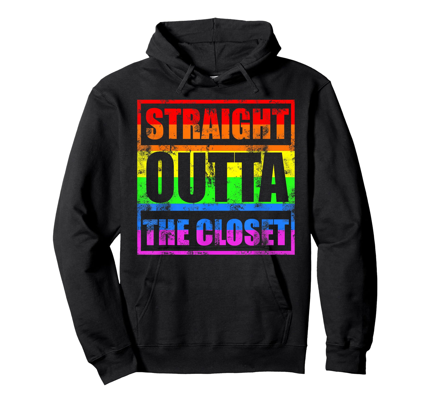 Straight Outta the Closet - LGBT Gay Pride T-Shirt