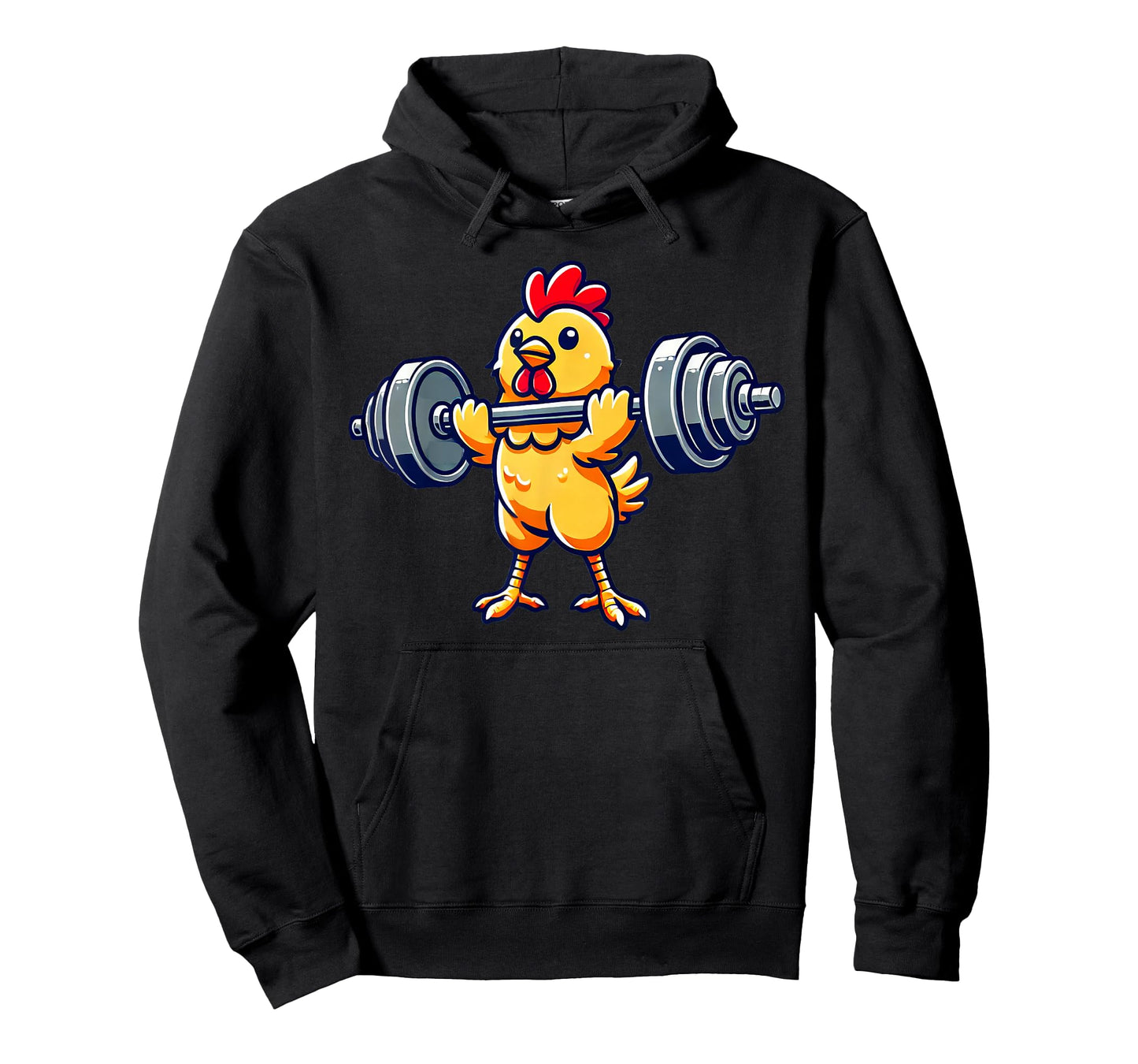 Chicken Powerlifting Weightlifting Gym Workout T-Shirt