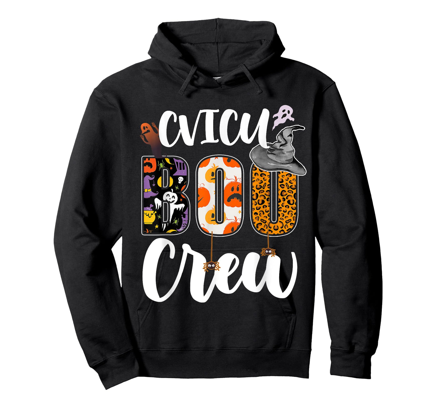 CVICU Boo Crew Ghost Funny Halloween CVICU Nurse RN Matching T-Shirt
