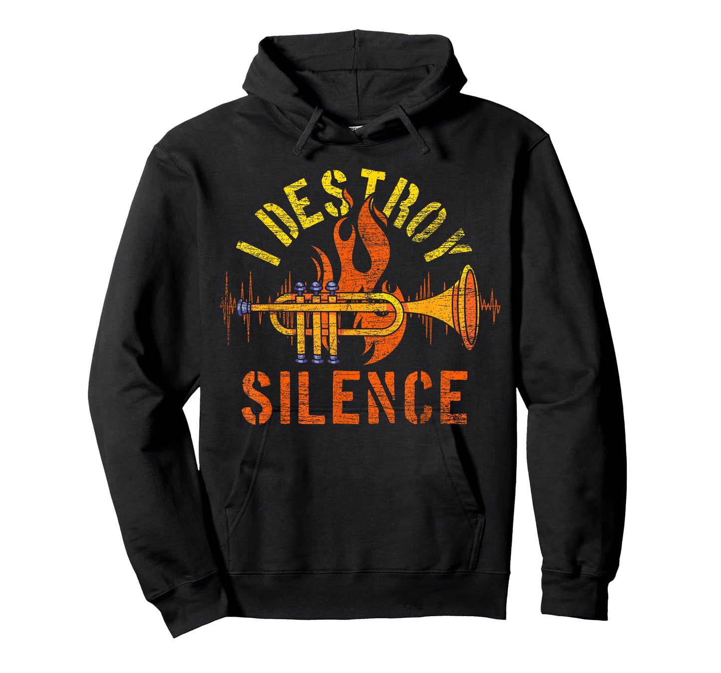 I Destroy Silence Trumpet T-Shirt