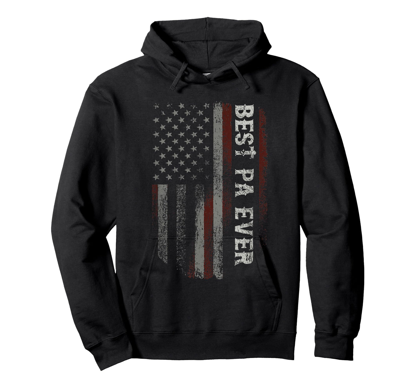 Best Pa Ever American Flag Vintage Grandpa Fathers Day T-Shirt