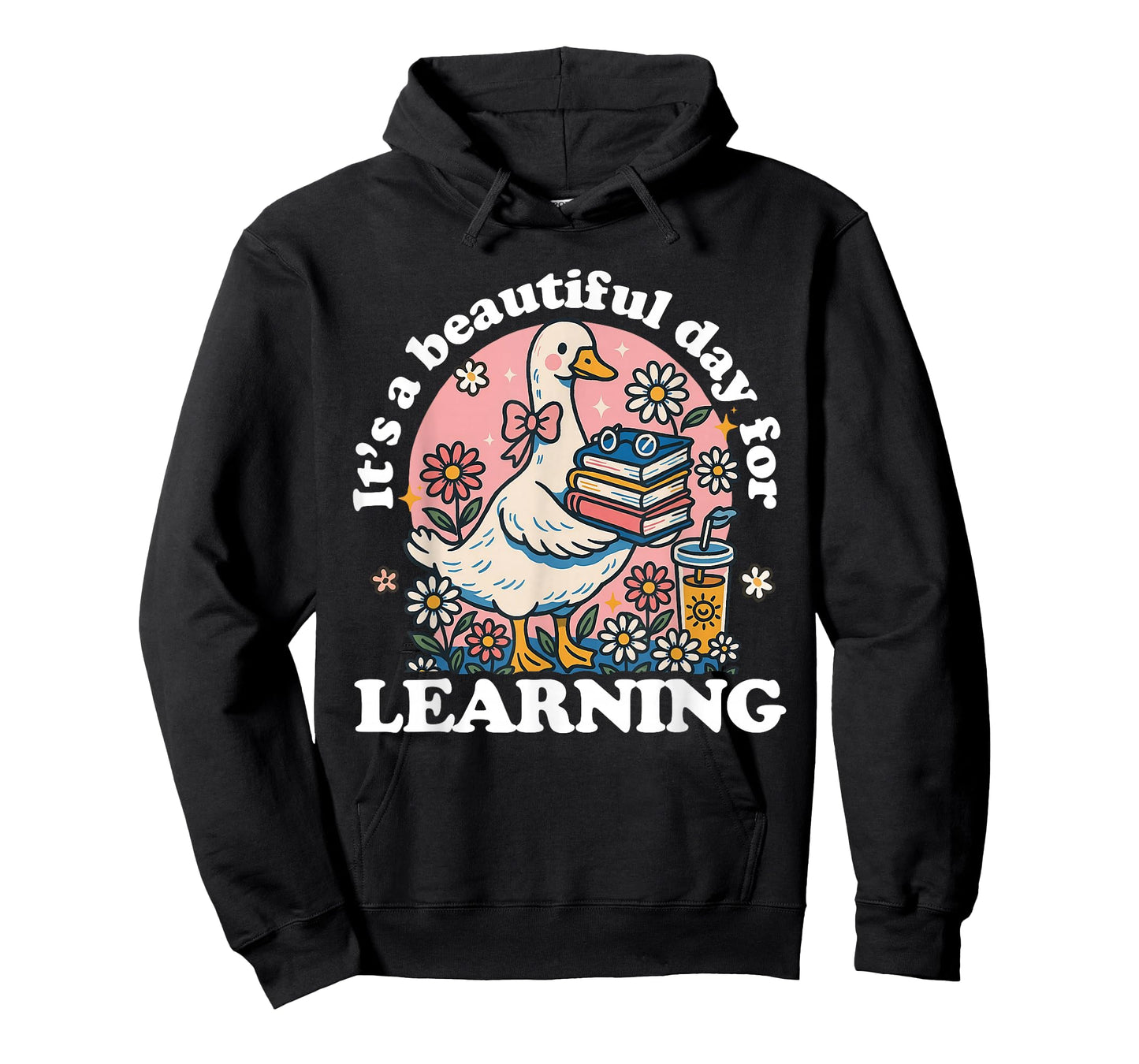 It's a Beautiful Day For Learning Cute Goose Teacher Tee T-Shirt