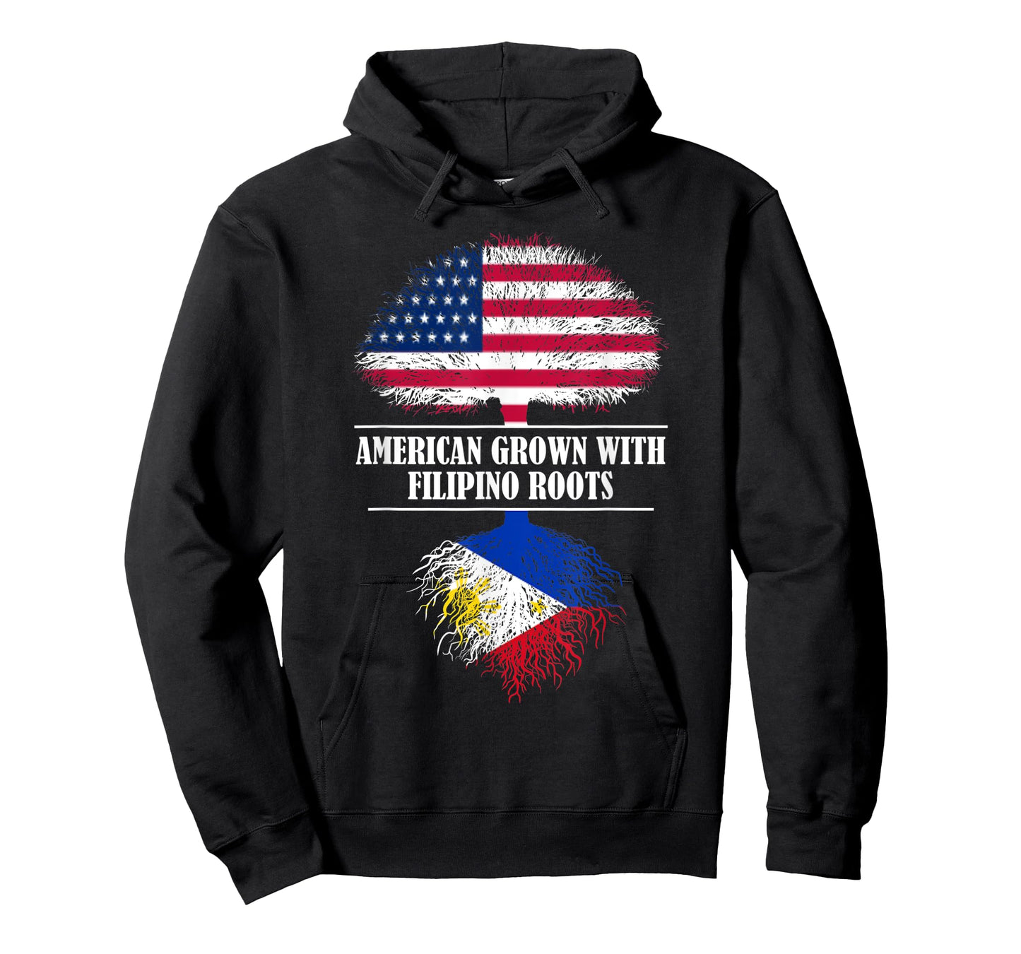 American grown with filipino roots Philippines flag gift T-Shirt
