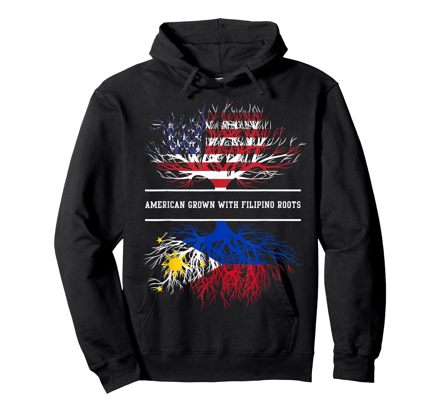 American Grown With Filipino Roots T-Shirt Philippines Tee