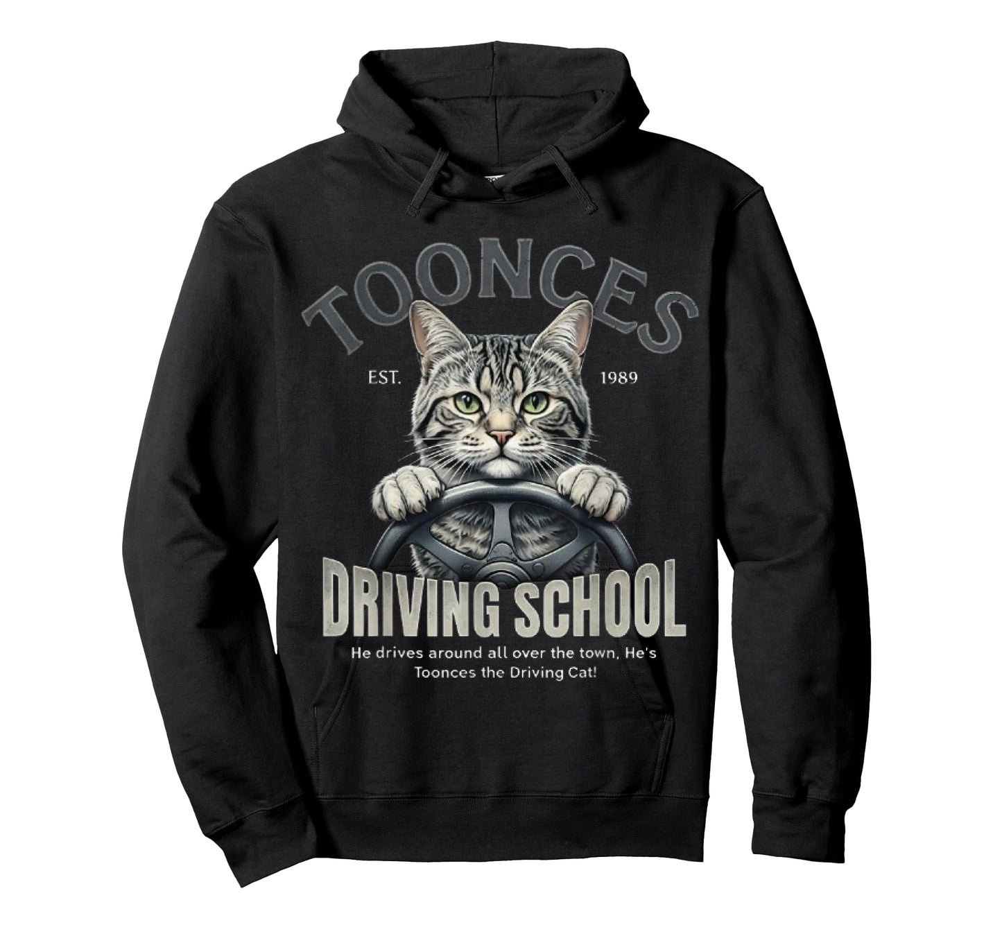 Toonces Driving School Est. 1989 - The Driving Cat T-Shirt