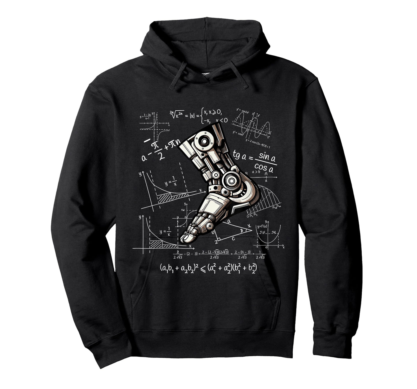 AI Robotics Engineer Techie T-Shirt, Small, Black