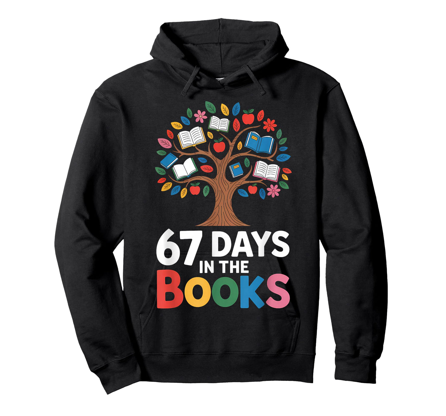 67 Days in The Books Reading Teacher 67th Day of School T-Shirt