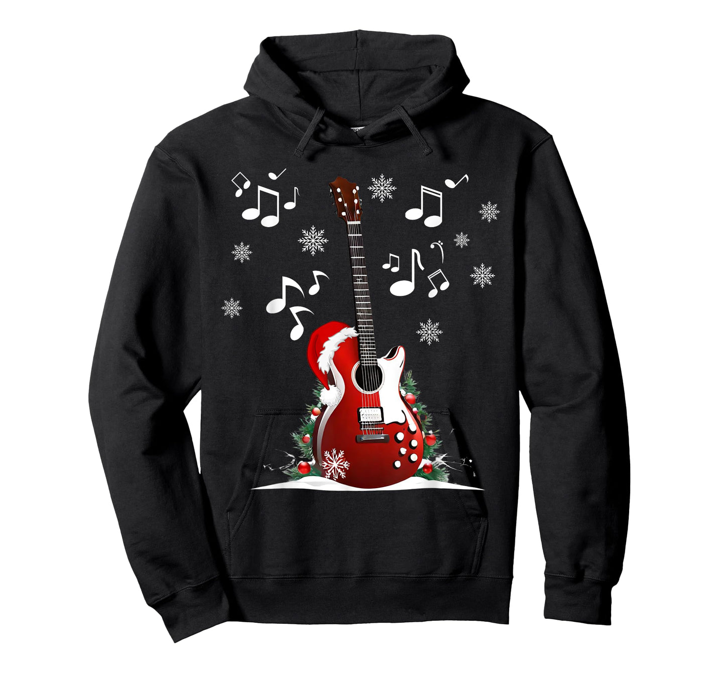 Cool Guitar Christmas Guitar Lovers Christmas T-Shirt