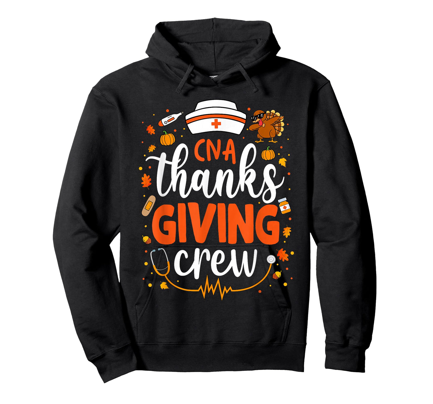 CNA Thanksgiving Nurse Crew Labor and Delivery Nurse Turkey T-Shirt