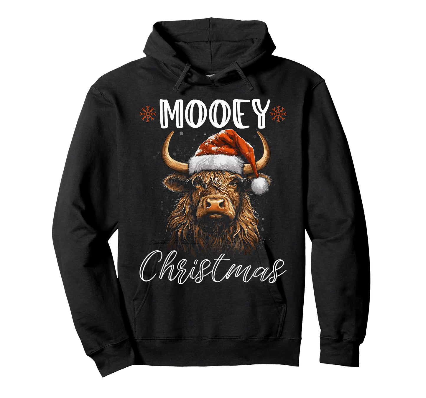 Christmas Highland Cow, Mooey Christmas Western Girl Country T-Shirt