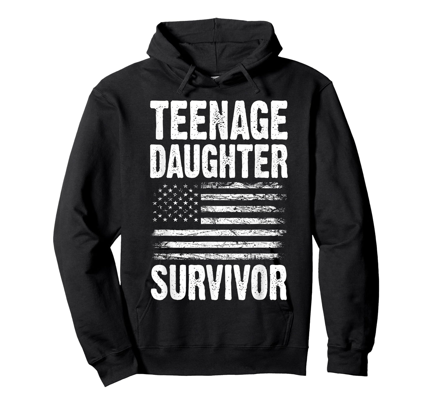 Teenage Daughter Survivor Father's Day Proud Girl Dad Jokes T-Shirt