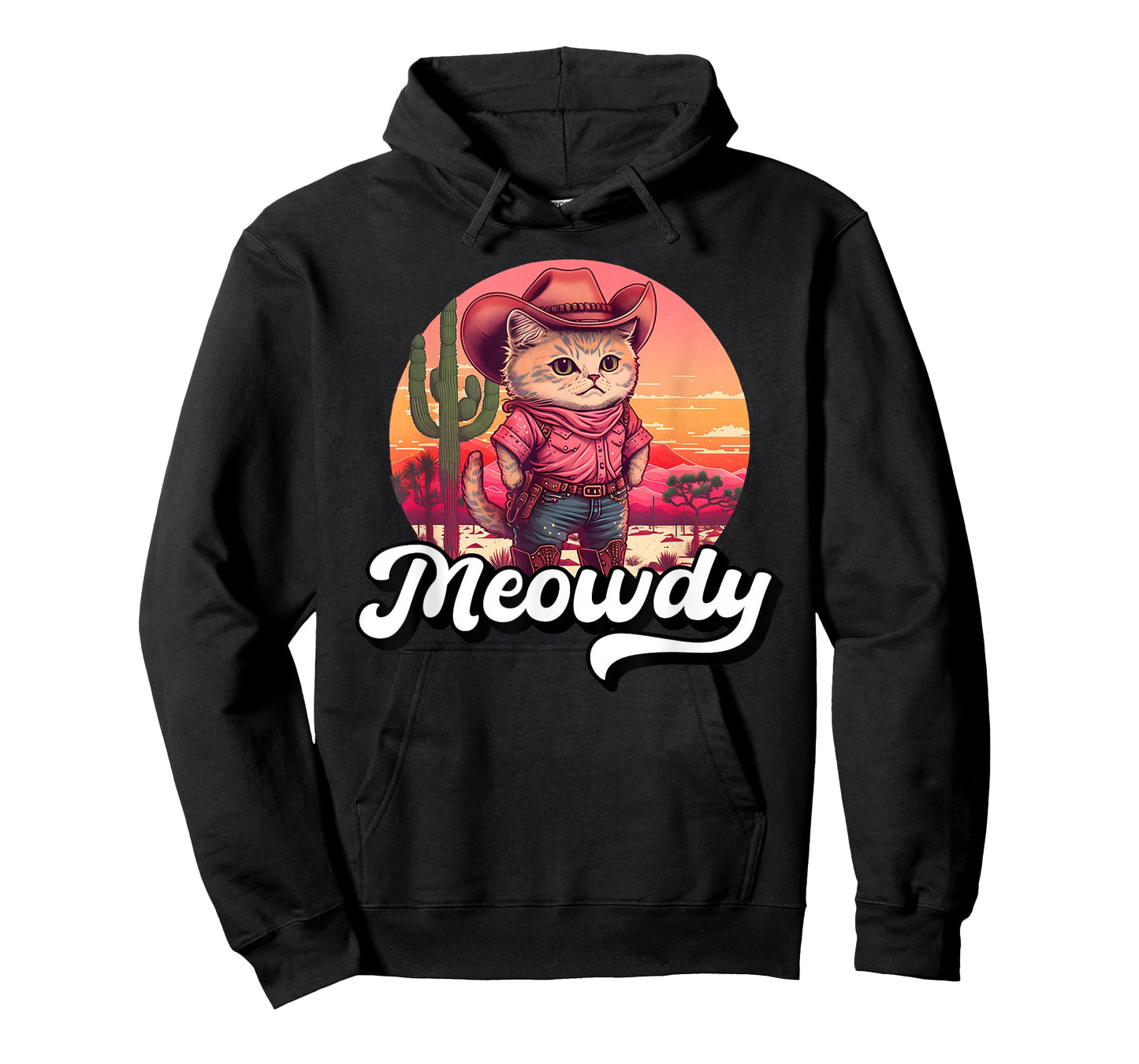 Meowdy Texas Cat Meme Country Music Cowgirl Cute Cat T-Shirt