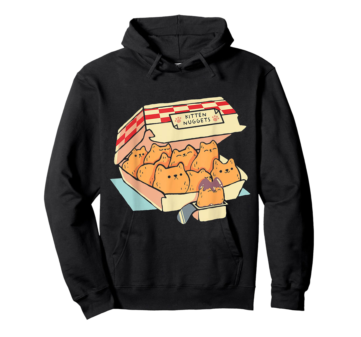 Kitten Nuggets Funny Cat Cake Box T-Shirt for Men Women