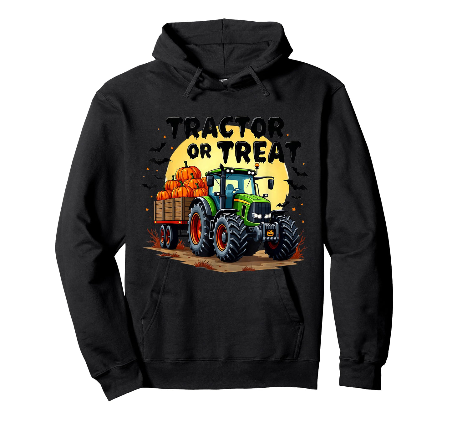 Tractor or Treat Halloween Pumpkin Harvest Trick Or Treat T-Shirt