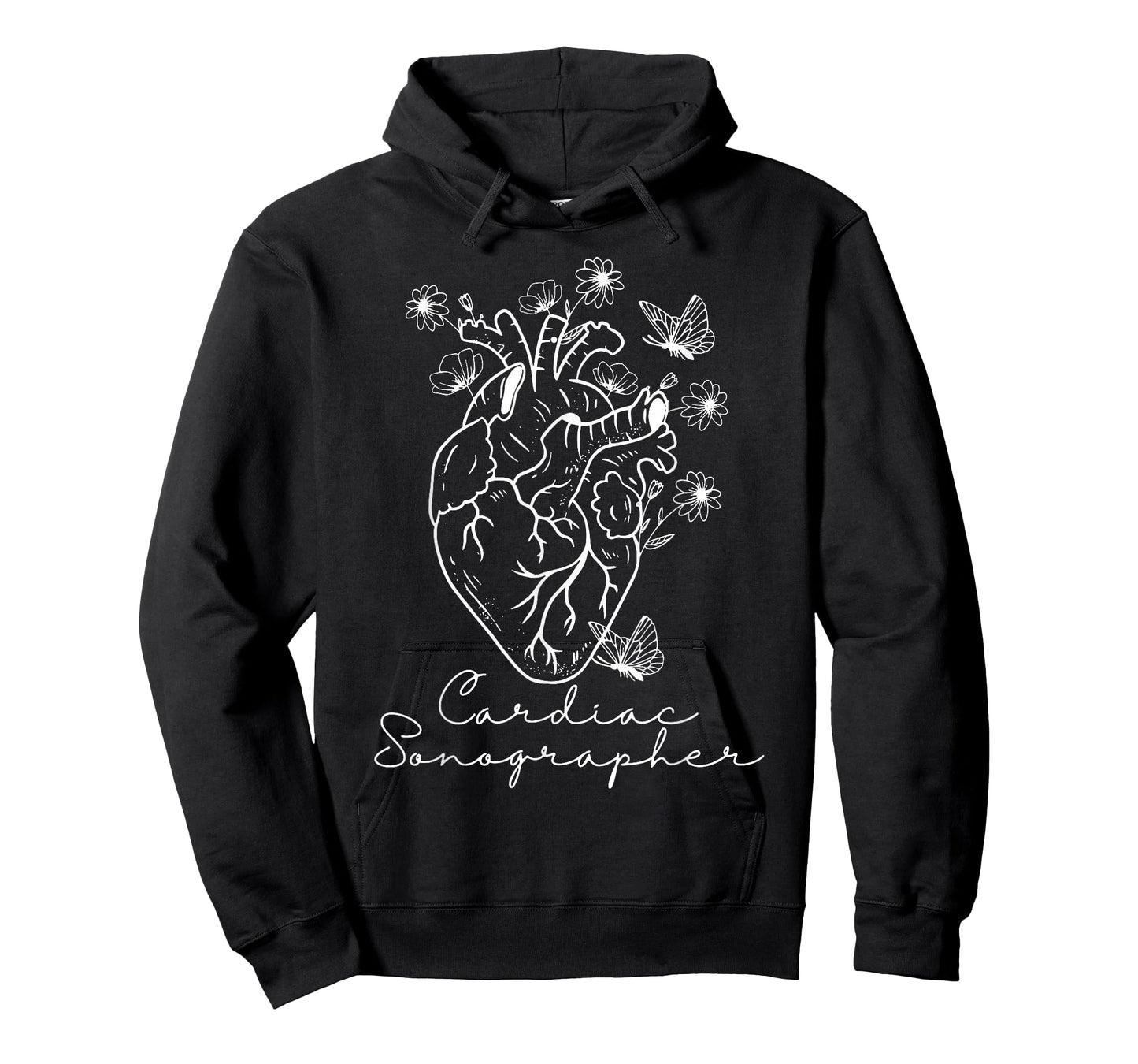 Anatomical Heart Cardiac Sonographer RDCS Echocardiographer T-Shirt