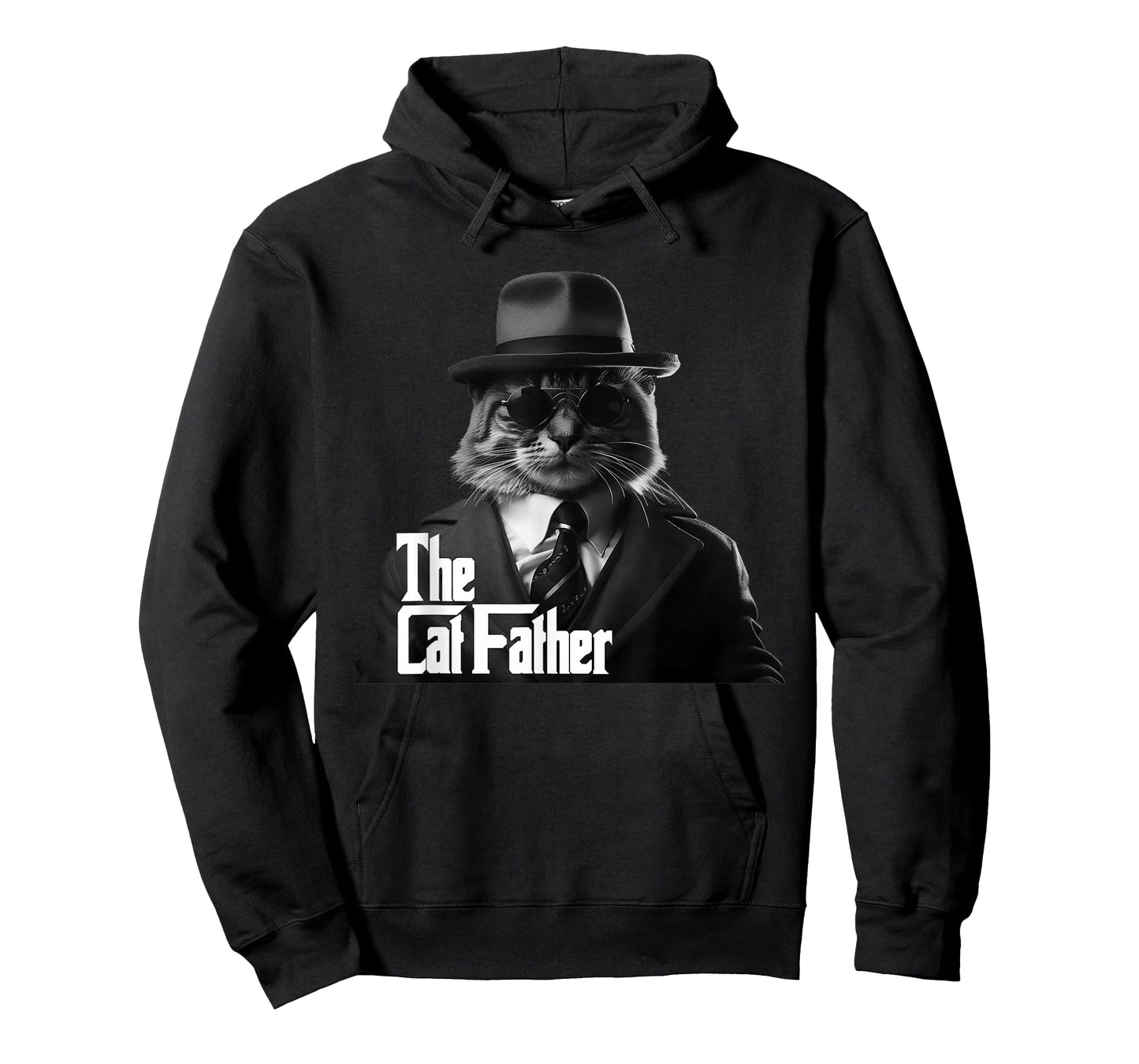 The Catfather Fathersday Best Birthday Cat Dad Funny Gift T-Shirt
