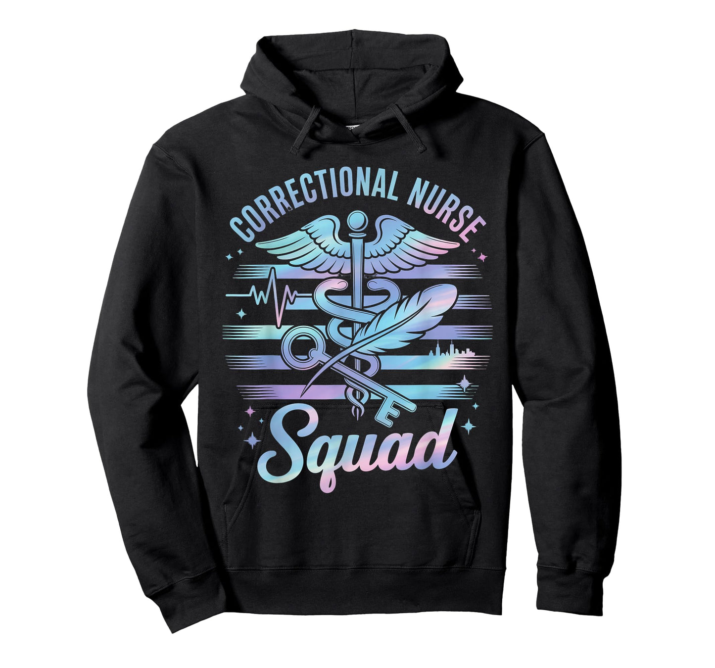 Correctional Nurse American Flag Corrections Nursing Squad T-Shirt