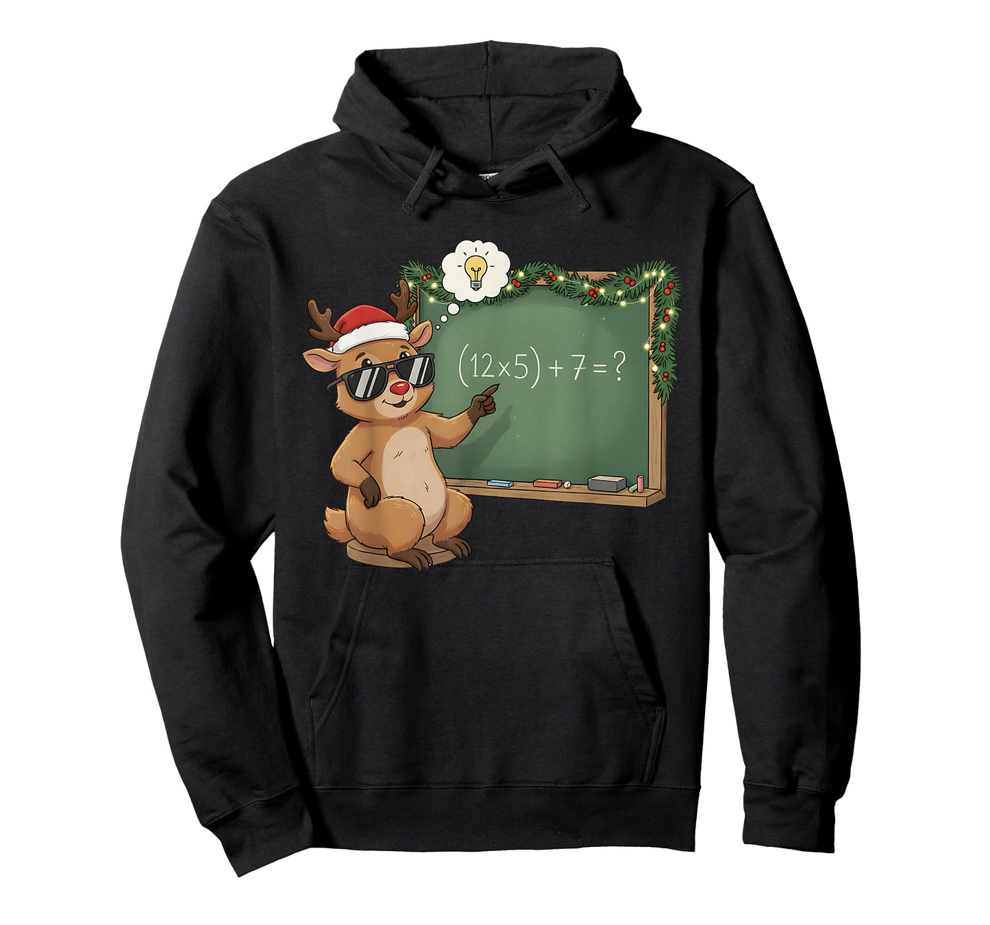 Christmas 67 Teacher Reindeer Six Seven Meme Do The Math Tee T-Shirt