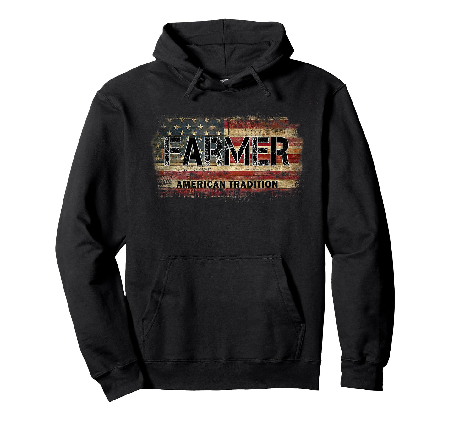 American Flag Vintage Farmer T-Shirt