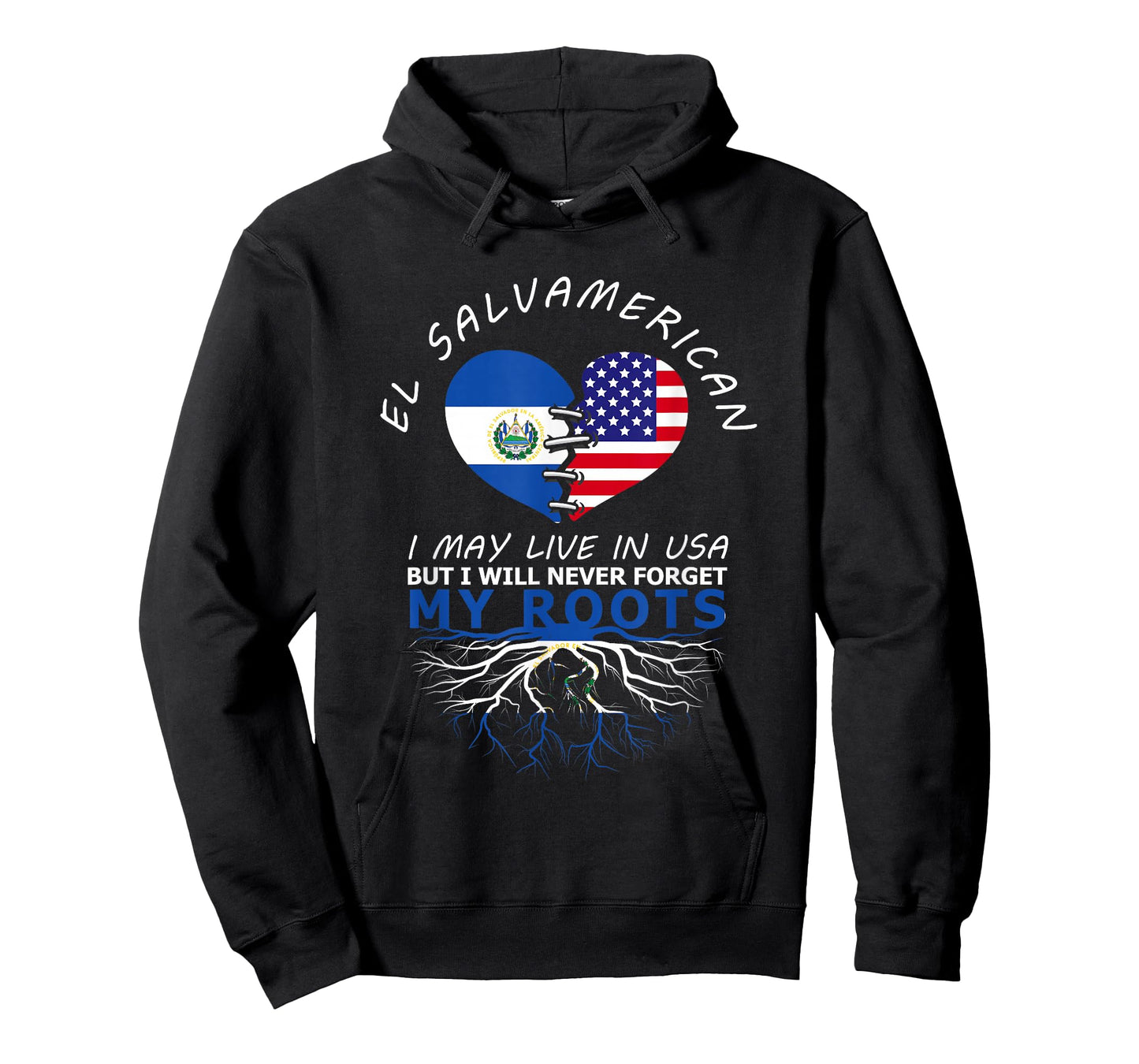 El Salvador USA Proud of Both Countries El Salvamerican T-Shirt