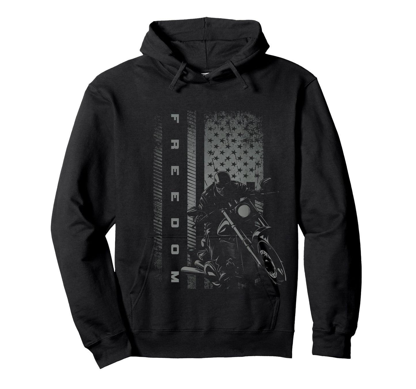 American Flag Motorcycle Apparel - Motorcycle T-Shirt