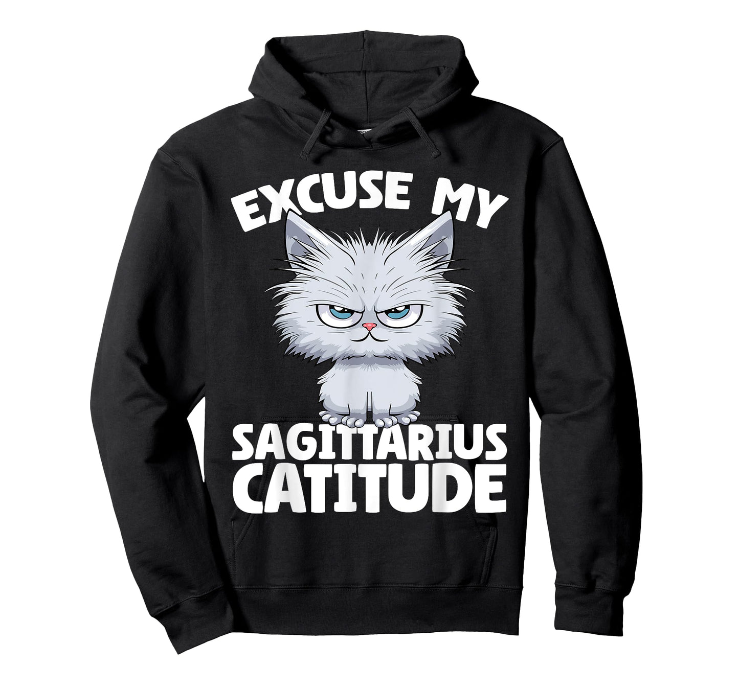 Excuse my Sagittarius Catitude Cat Sagittarius Zodiac T-Shirt for Men Women