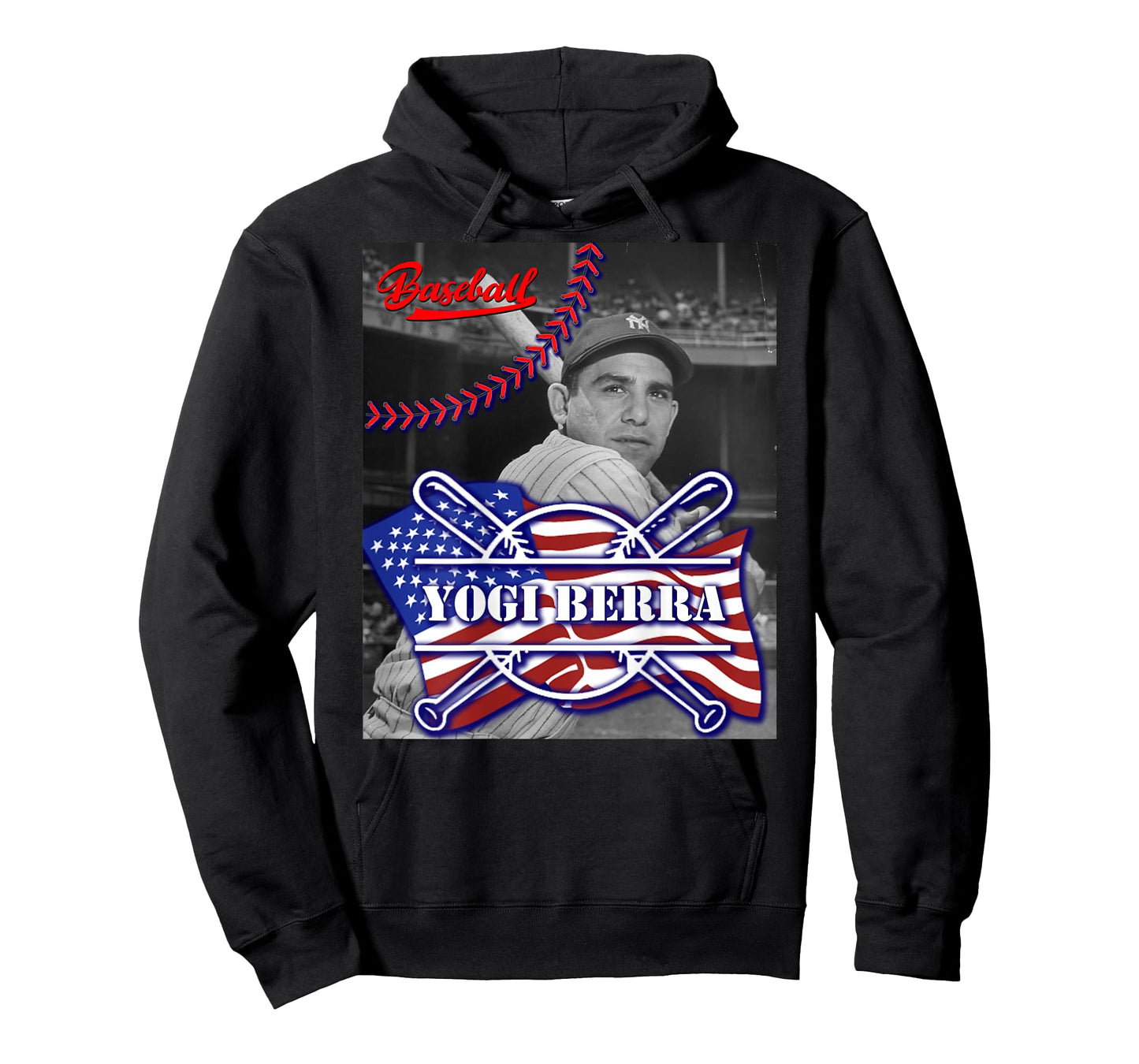 Yogi Berra_002_Back Printed T-Shirt