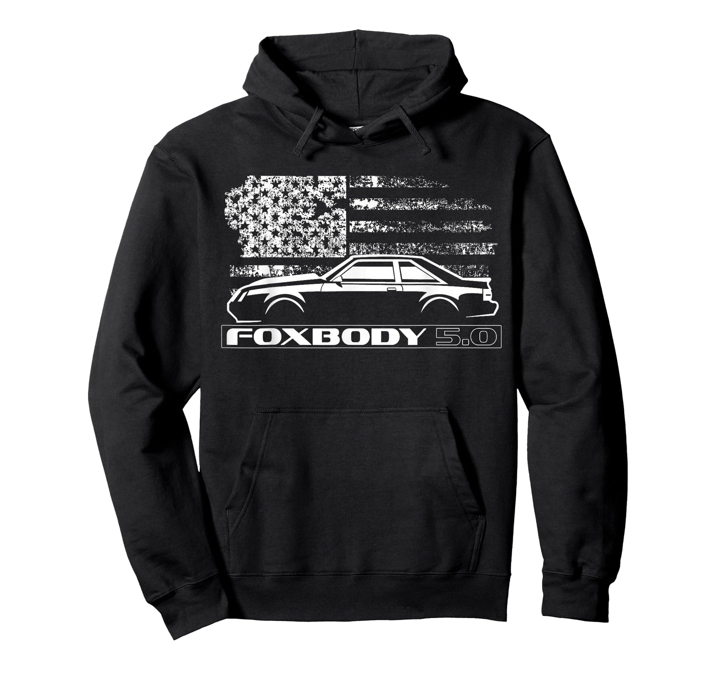 Foxbody, Foxbody 5.0 American Flag, Foxbody Stang T-Shirt