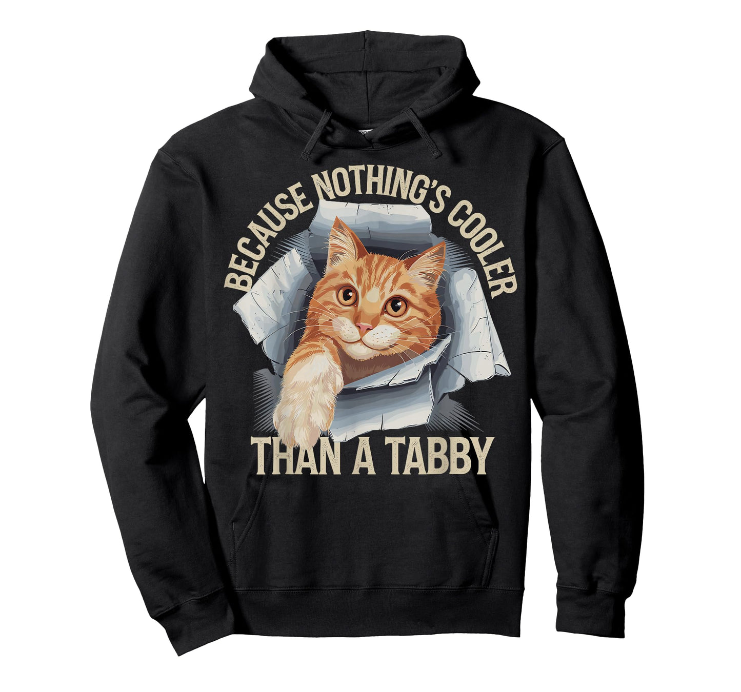 Because Nothing's Cooler Than A Tabby Funny Orange Tabby Cat T-Shirt