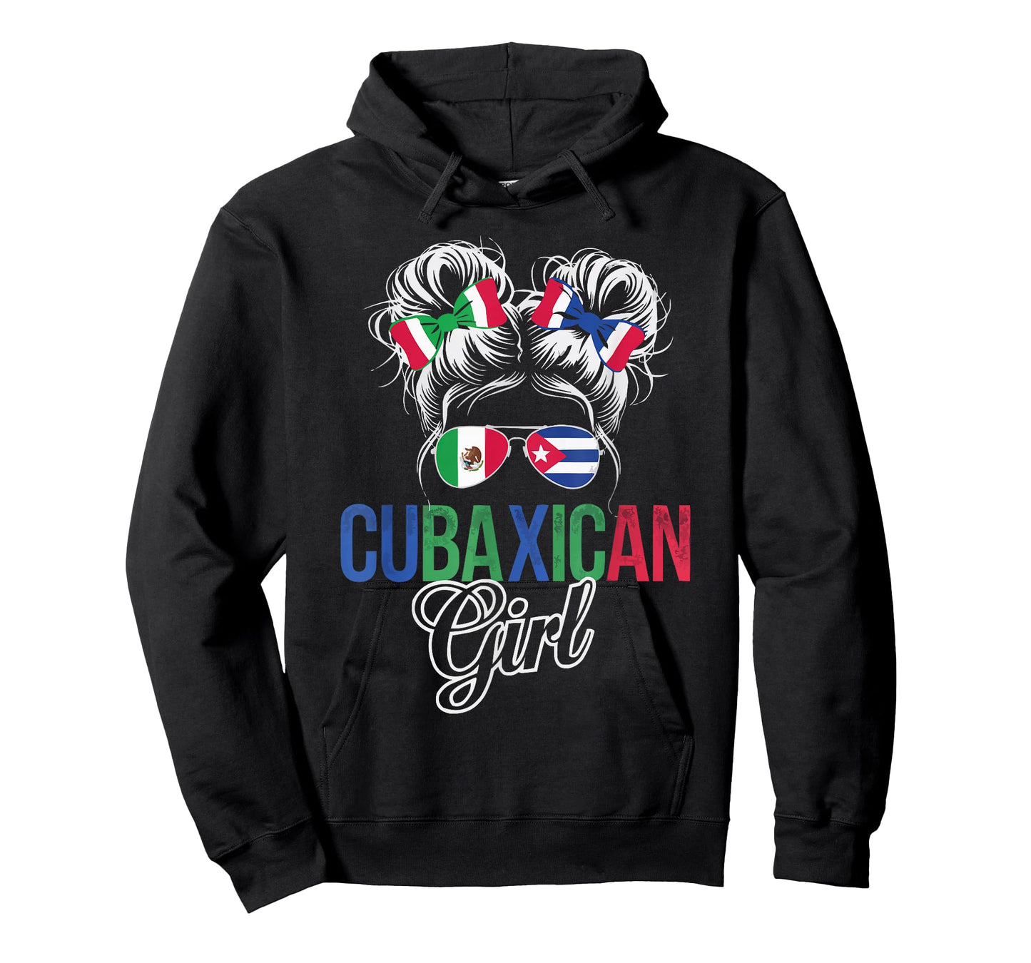 Half Cuban Half Mexican Country Mexico Flag Cuba T-Shirt