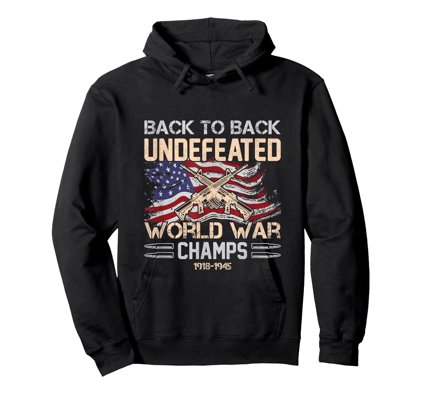 Back To Back Undefeated World War Champs 4th Of July T-Shirt