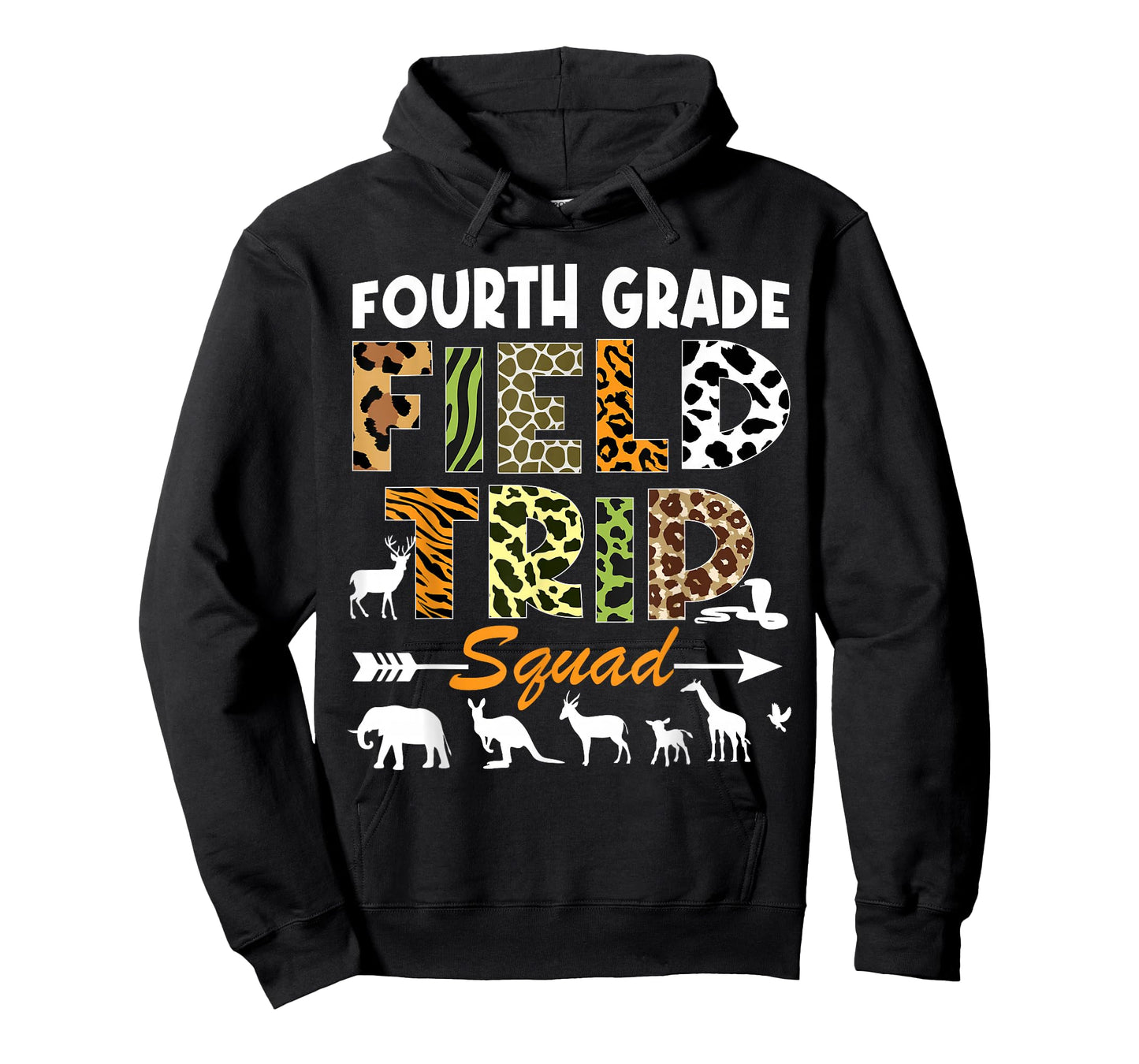 4th Grade Zoo Field Trip Squad Teacher Student Matching T-Shirt